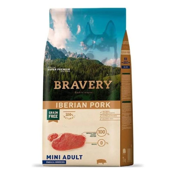 Bravery Iberian Pork Mini Adult Small Breeds x2 kg