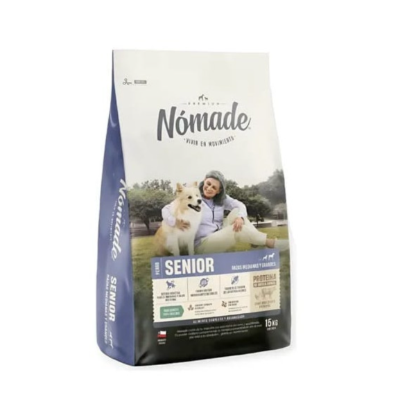 Nómade senior Razas medianas y grandes 15 KG